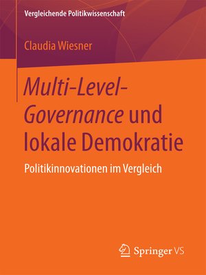cover image of Multi-Level-Governance und lokale Demokratie